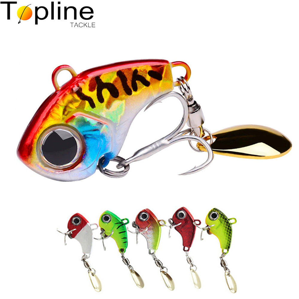 Fishing Lure Spoon - ToplineTackle-señuelo de Pesca giratorio, 5g, 7g,