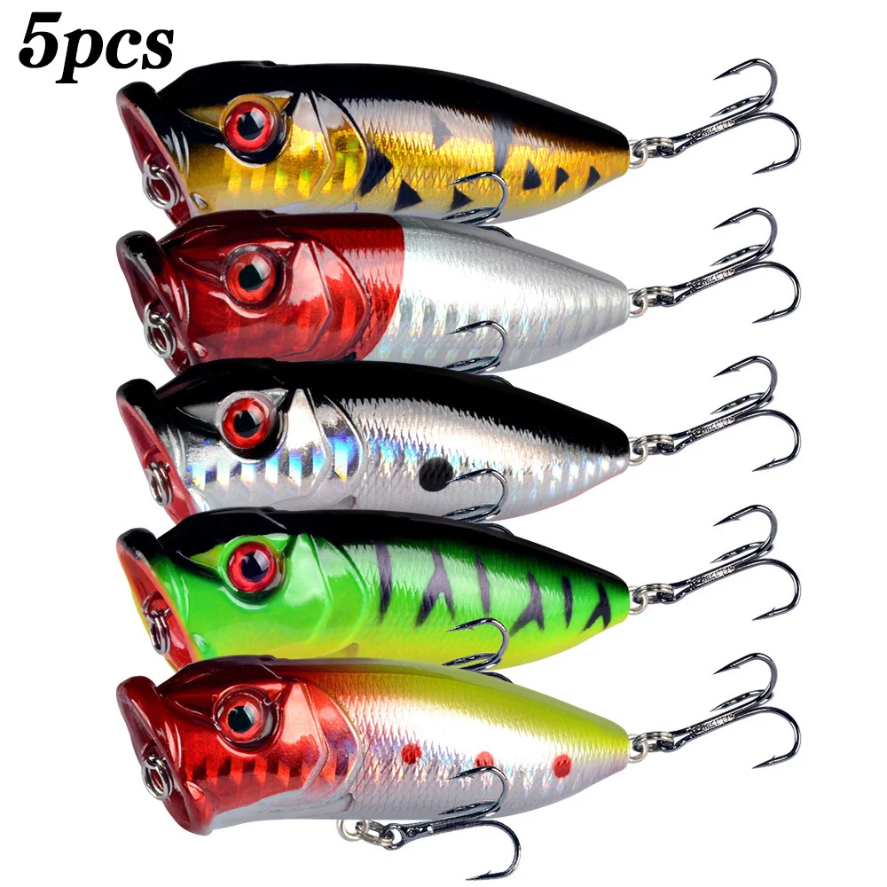 Fishing Lure Popper - 5 uds Señuelos de pesca Popper
