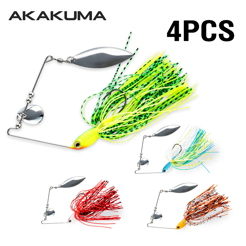 Fishing Lure Blade Bait - 4 señuelos de pesca Spinnerbait de