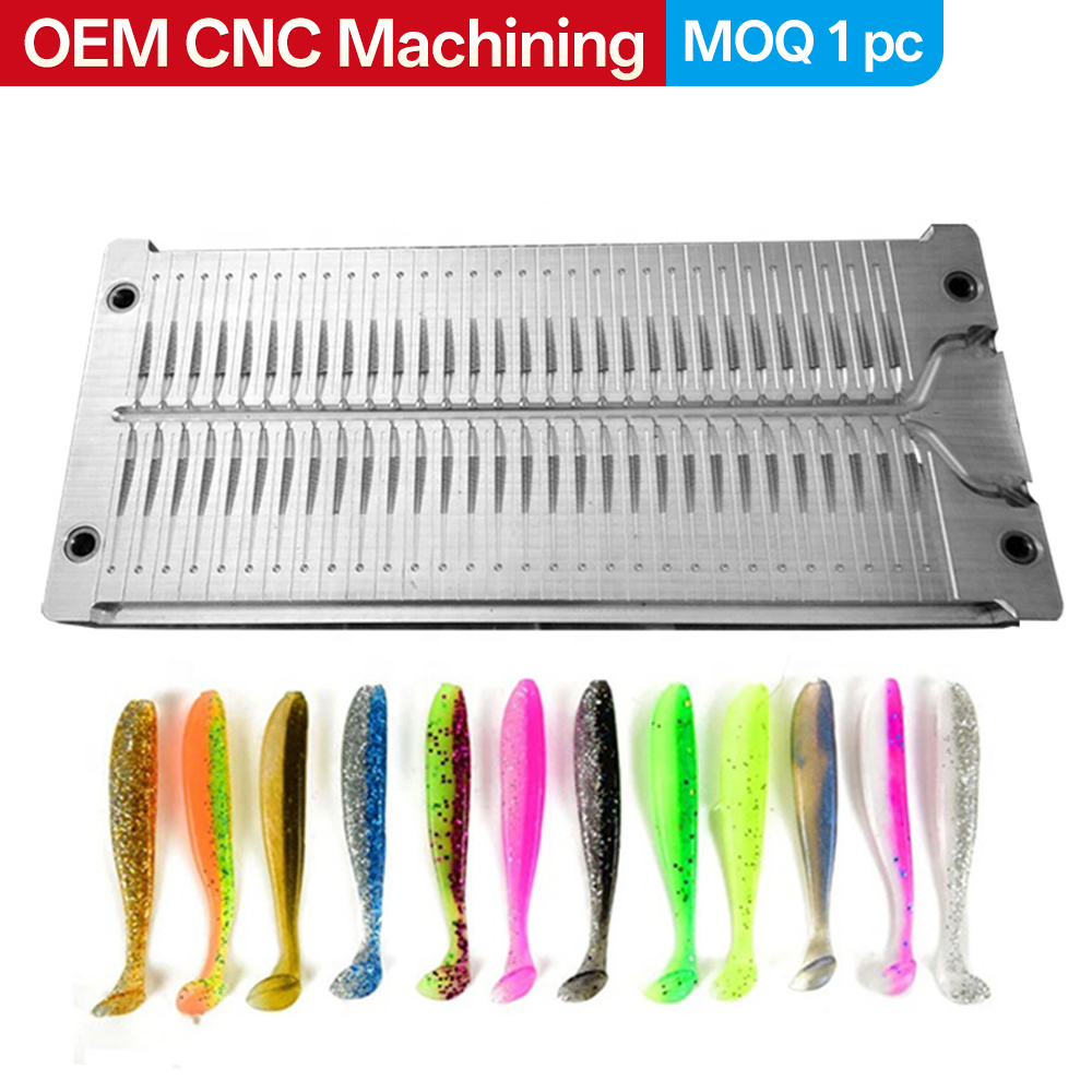 Fishing Lure Soft Plastic - Molde de inyección personalizado para señuelos