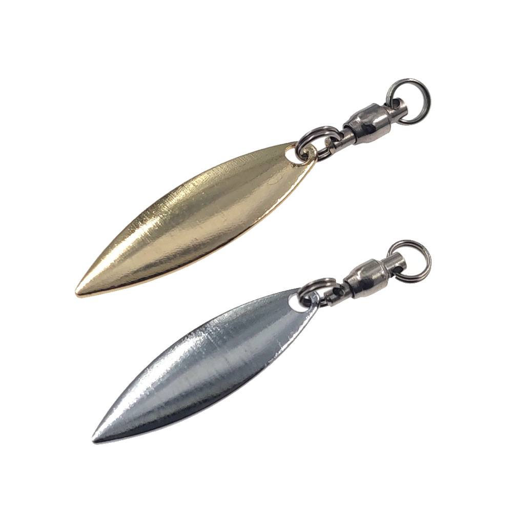 Fishing Lure Blade Bait - 10 Uds hojas de sauce Spinner