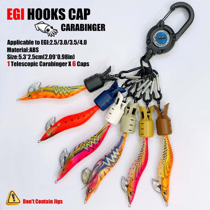 Fishing Lure Jig - Gorros de anzuelo de calamar y