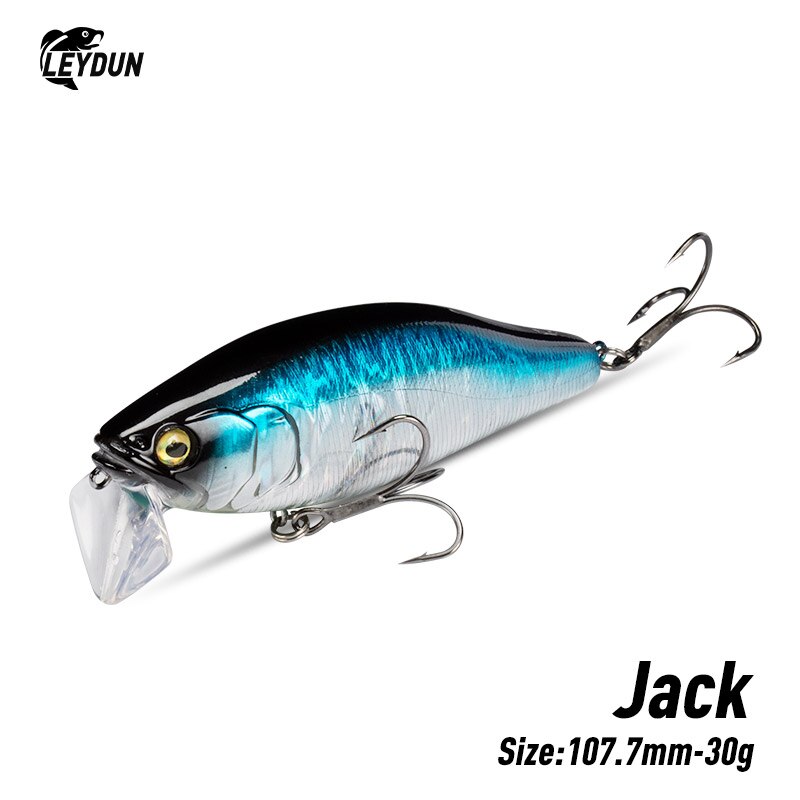 Fishing Lure Spinnerbait - I-JACK Minnow Señuelos de Pesca 107,7mm