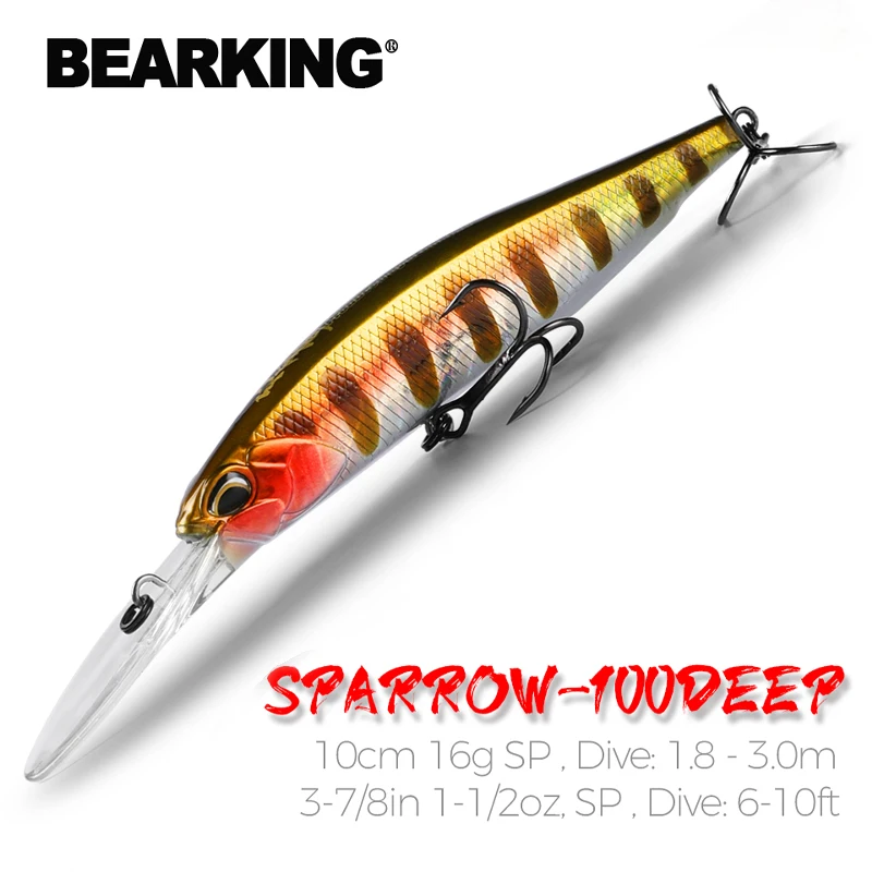 Fishing Lure Jerkbait - BEARKING 10cm 16g sistema de peso