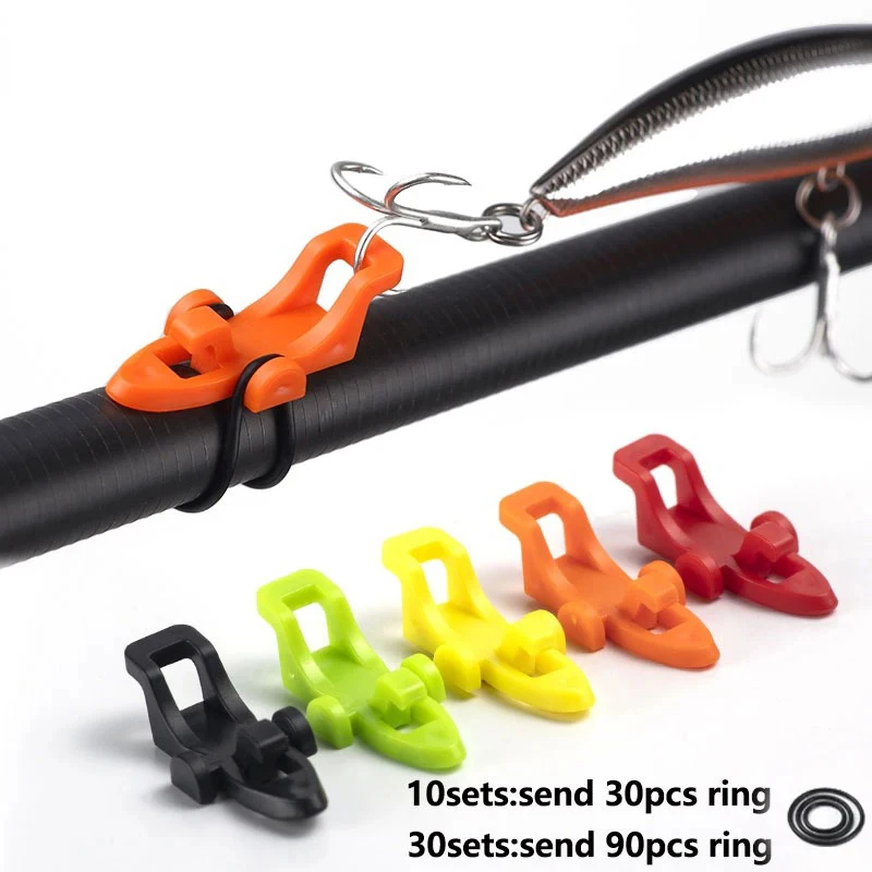 Fishing Lure Jig - 10 unidades de soportes de seguridad