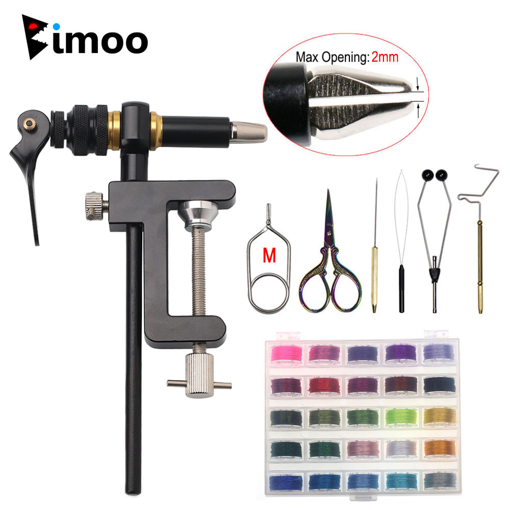 Fishing Lure Spinner - Bimoo-Herramienta de atado de moscas, tornillo