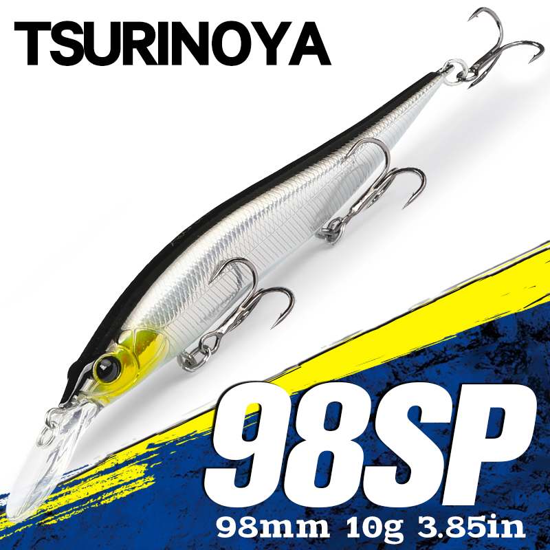 Fishing Lure Jerkbait - TSURINOYA colgante Minnow Jerkbait AURORA 98SP