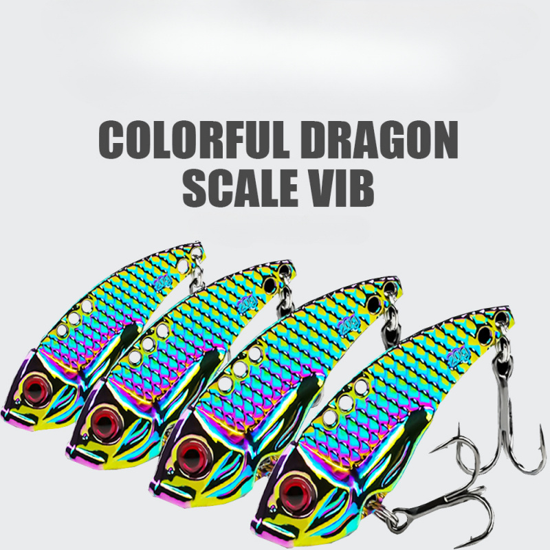 Fishing Lure Blade Bait - Señuelos metálicos VIB Dragon Tooth, Jigs