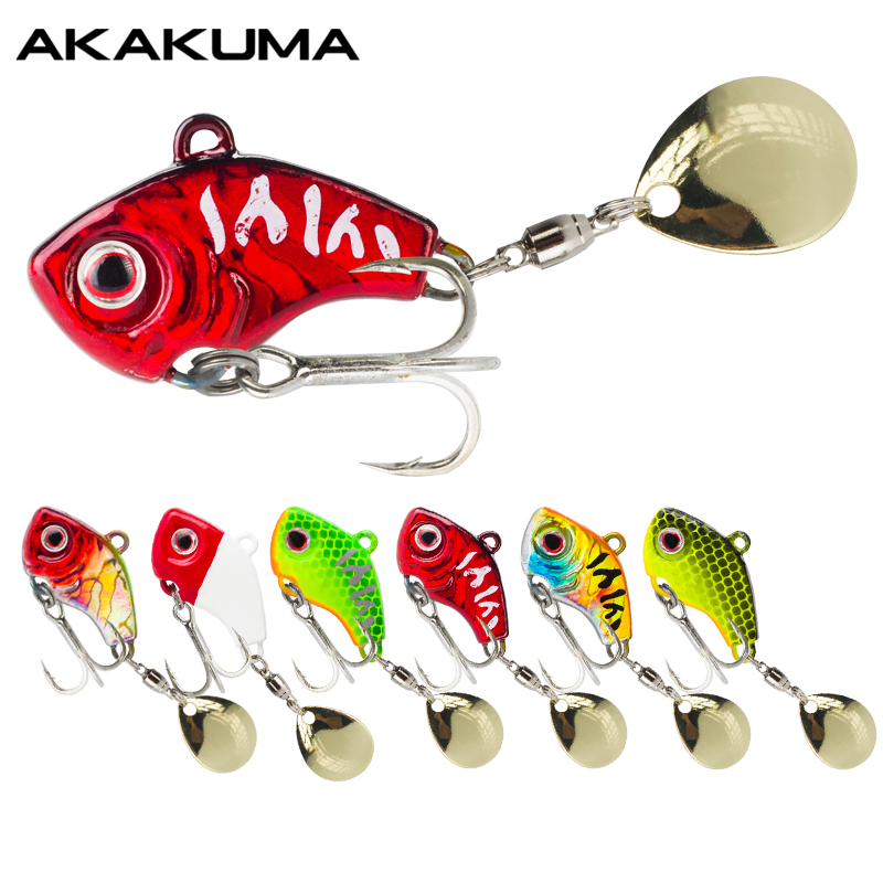 Fishing Lure Crankbait - 6 señuelos de pesca giratorios de