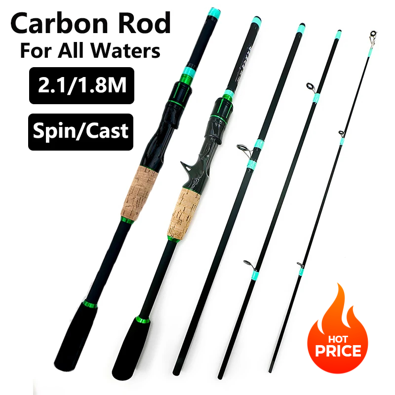 Fishing Lure Jig - Caña de Pescar para Spinning y