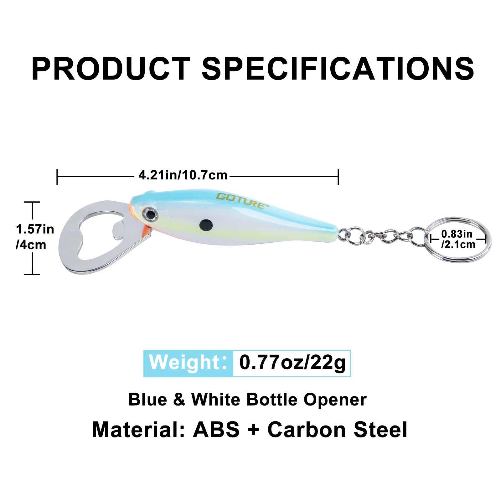 Goture-rebotellas con señuelo  - Fishing Lure Kit reseña y precio