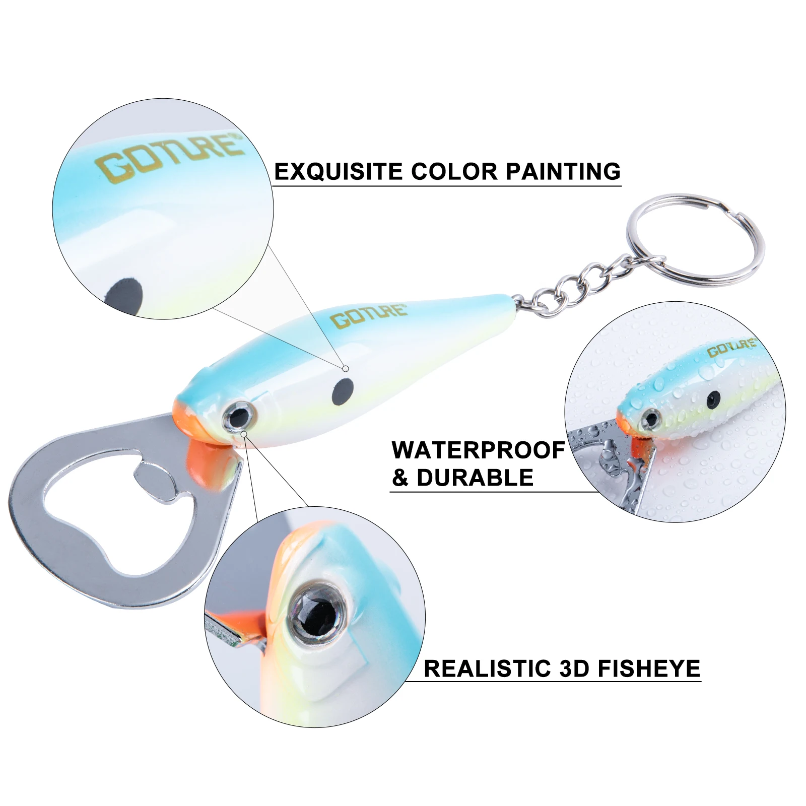 Goture-rebotellas con señuelo  - Fishing Lure Kit reseña y precio