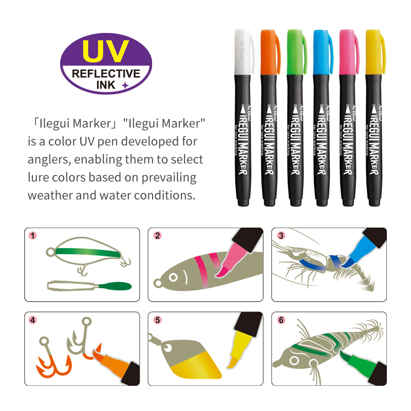 Nuevo Lápiz de Pintura Fluores - Fishing Lure Kit reseña y precio