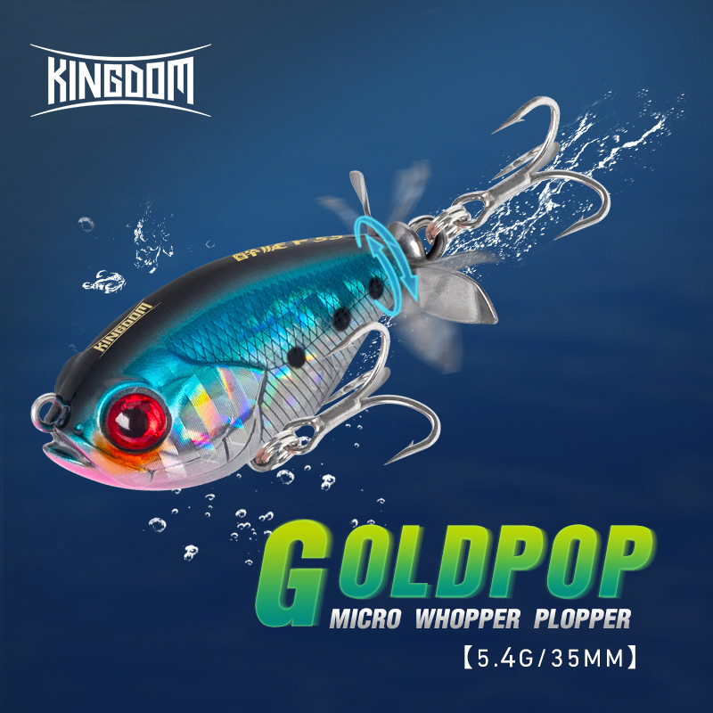 Kingdom Propeller-señuelo de p - Fishing Lure Popper reseña y precio