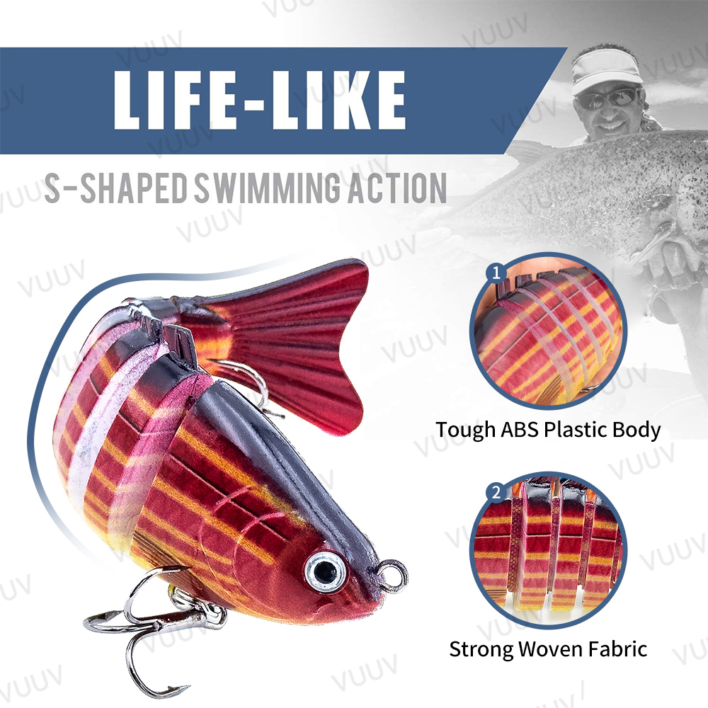 10 señuelos de pesca multiarti - Fishing Lure Swimbait reseña y precio