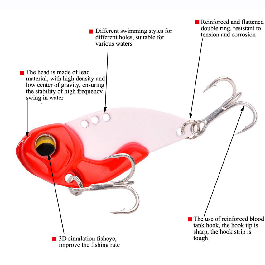 Señuelos de pesca VIB de Metal - Fishing Lure Blade Bait reseña y precio