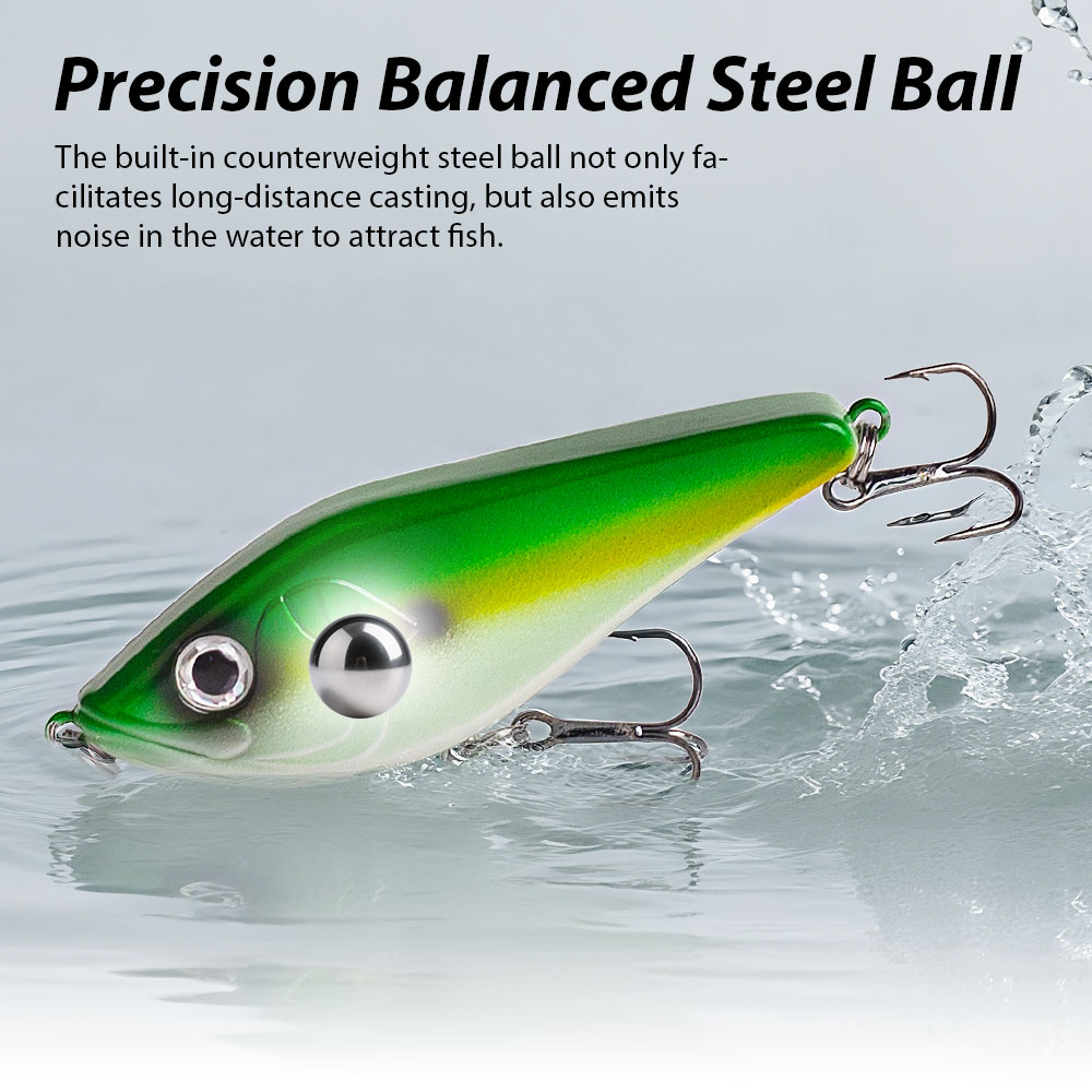 Señuelo de pesca de 80mm/15.5g - Fishing Lure Jerkbait reseña y precio