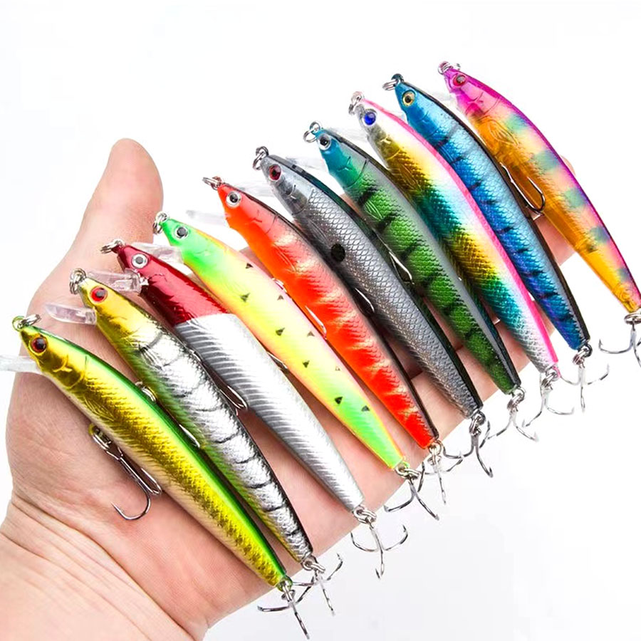 10 Uds Jerkbait Minnow Swimbai - Fishing Lure Jerkbait reseña y precio