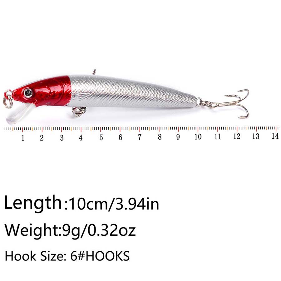 10 Uds Jerkbait Minnow Swimbai - Fishing Lure Jerkbait reseña y precio