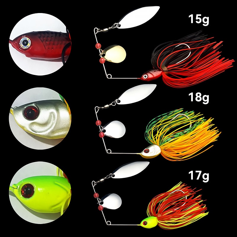Bazooka 15g 18g Spinnerbait se - Fishing Lure Spinner reseña y precio