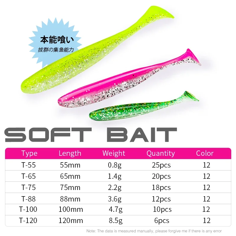TSURINOYA, nuevo tamaño, 100mm - Fishing Lure Soft Plastic reseña y precio