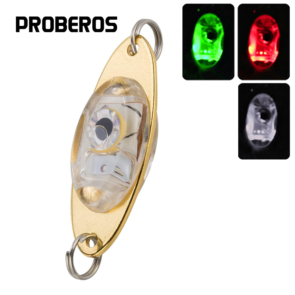 PRO BEROS-luces LED de pesca d - Fishing Lure Spoon reseña y precio