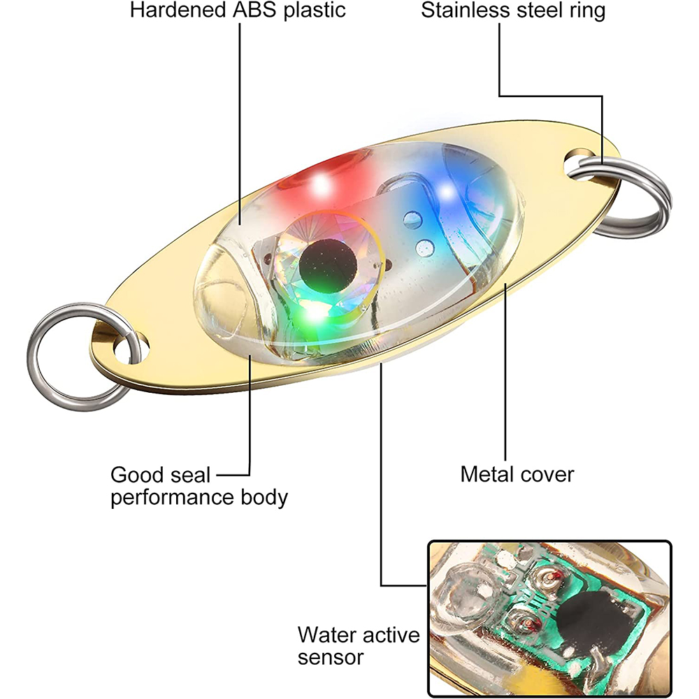 PRO BEROS-luces LED de pesca d - Fishing Lure Spoon reseña y precio