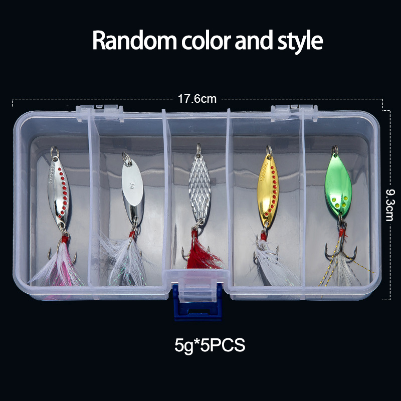 Señuelo de pesca giratorio con - Fishing Lure Spinner reseña y precio