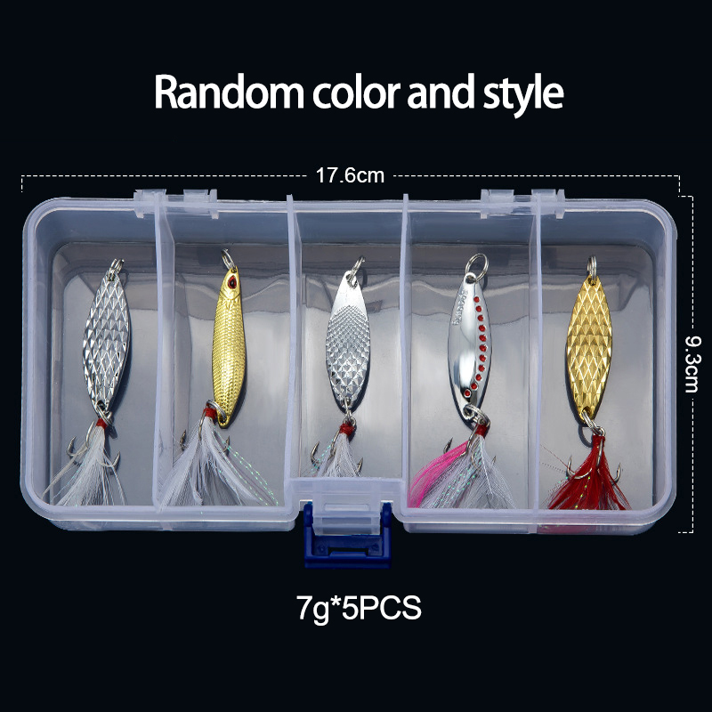 Señuelo de pesca giratorio con - Fishing Lure Spinner reseña y precio