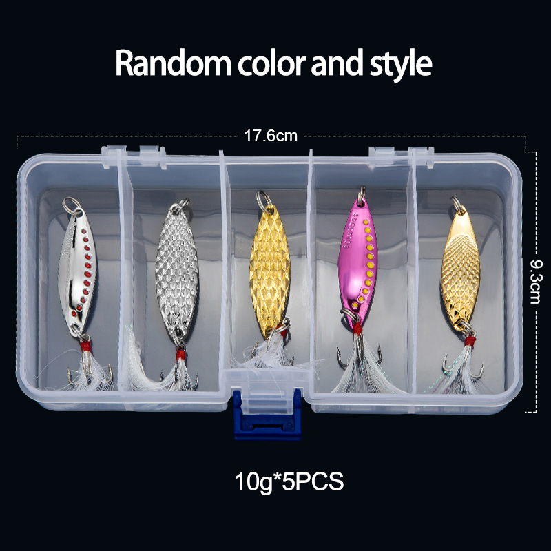 Señuelo de pesca giratorio con - Fishing Lure Spinner reseña y precio
