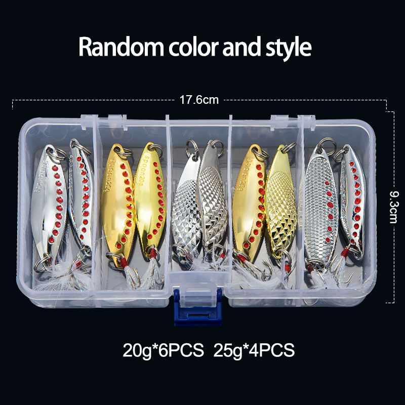 Señuelo de pesca giratorio con - Fishing Lure Spinner reseña y precio