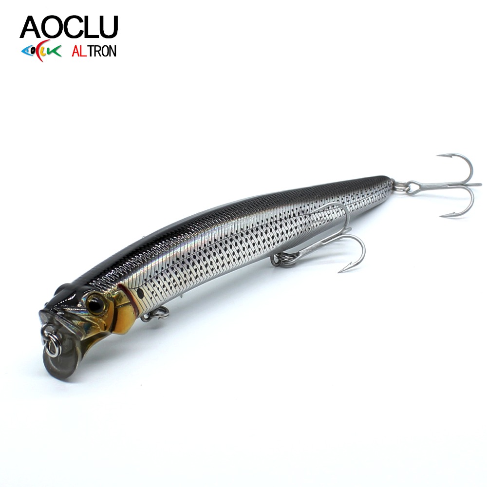 AOCLU Jerkbait flotante Wobble - Fishing Lure Popper reseña y precio