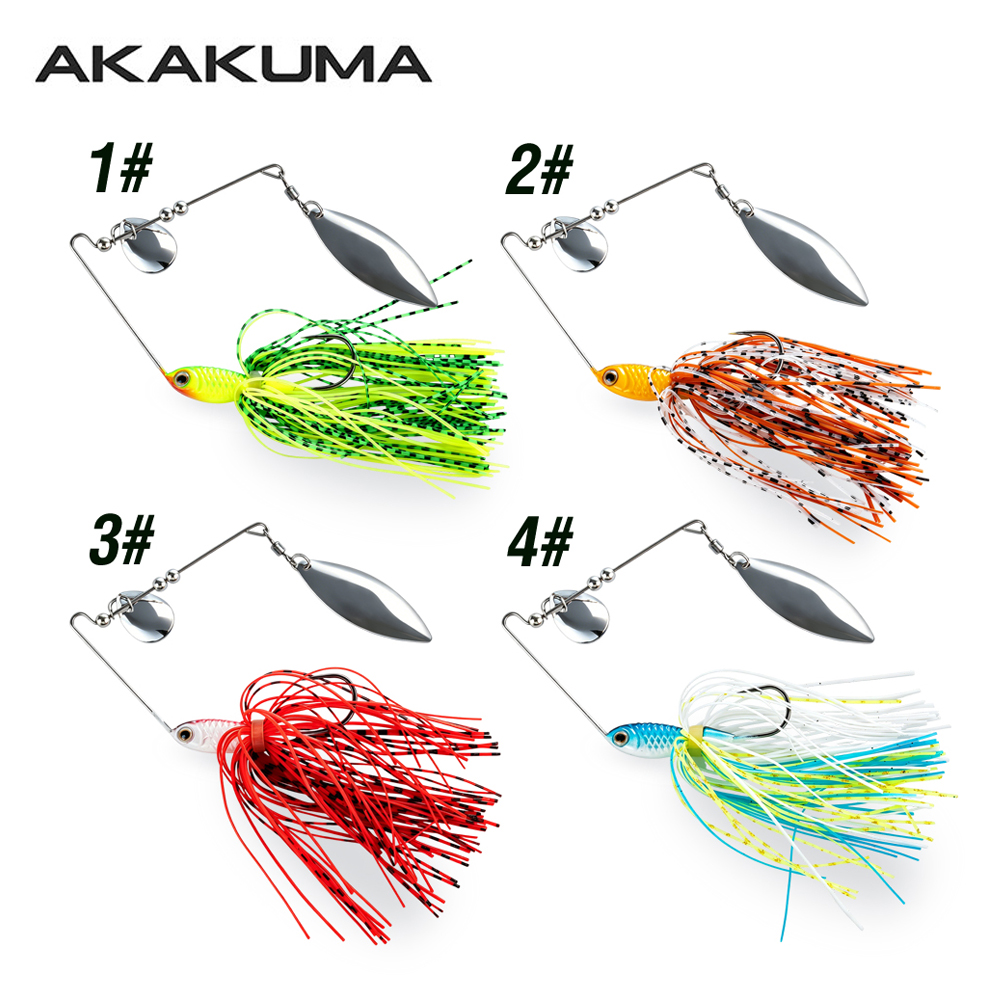 4 señuelos de pesca Spinnerbai - Fishing Lure Blade Bait reseña y precio