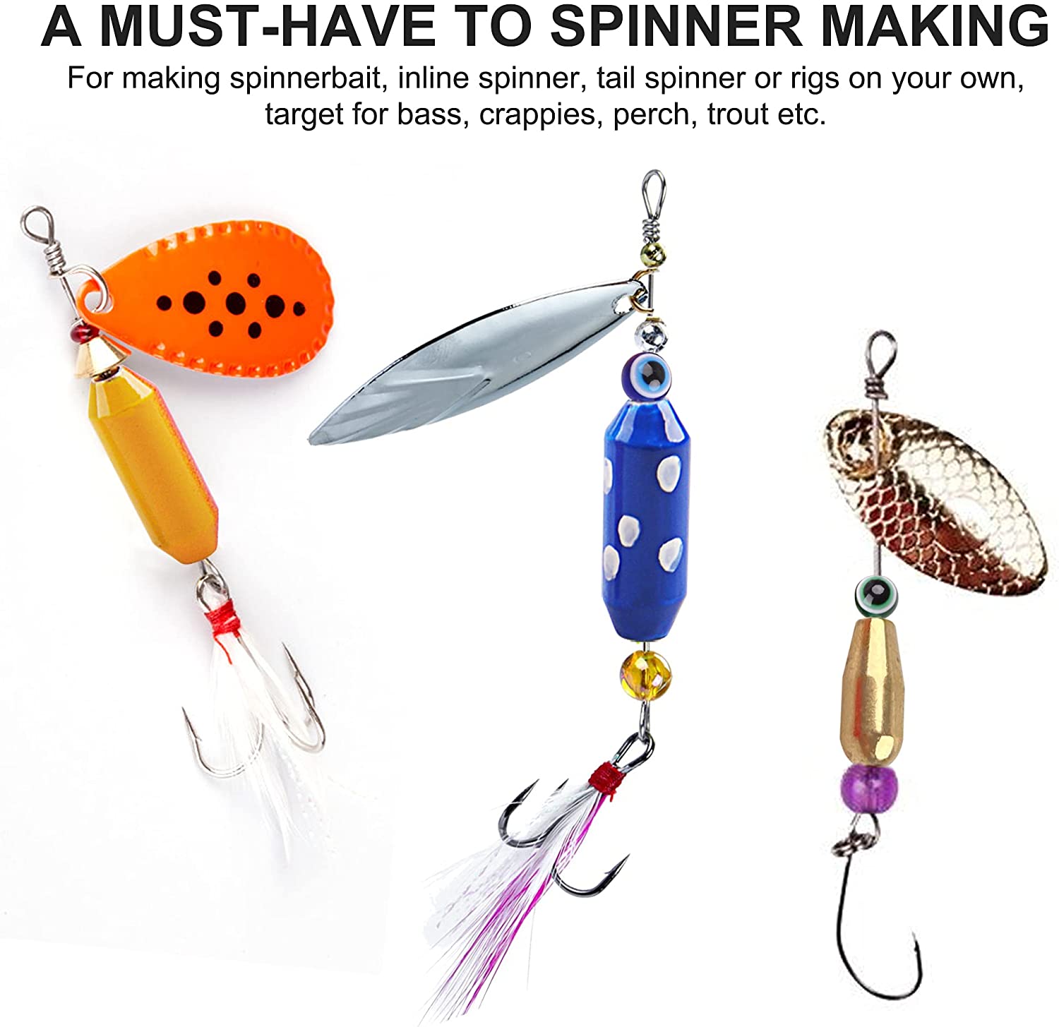 Cuerpos de señuelos giratorios - Fishing Lure Spinner reseña y precio