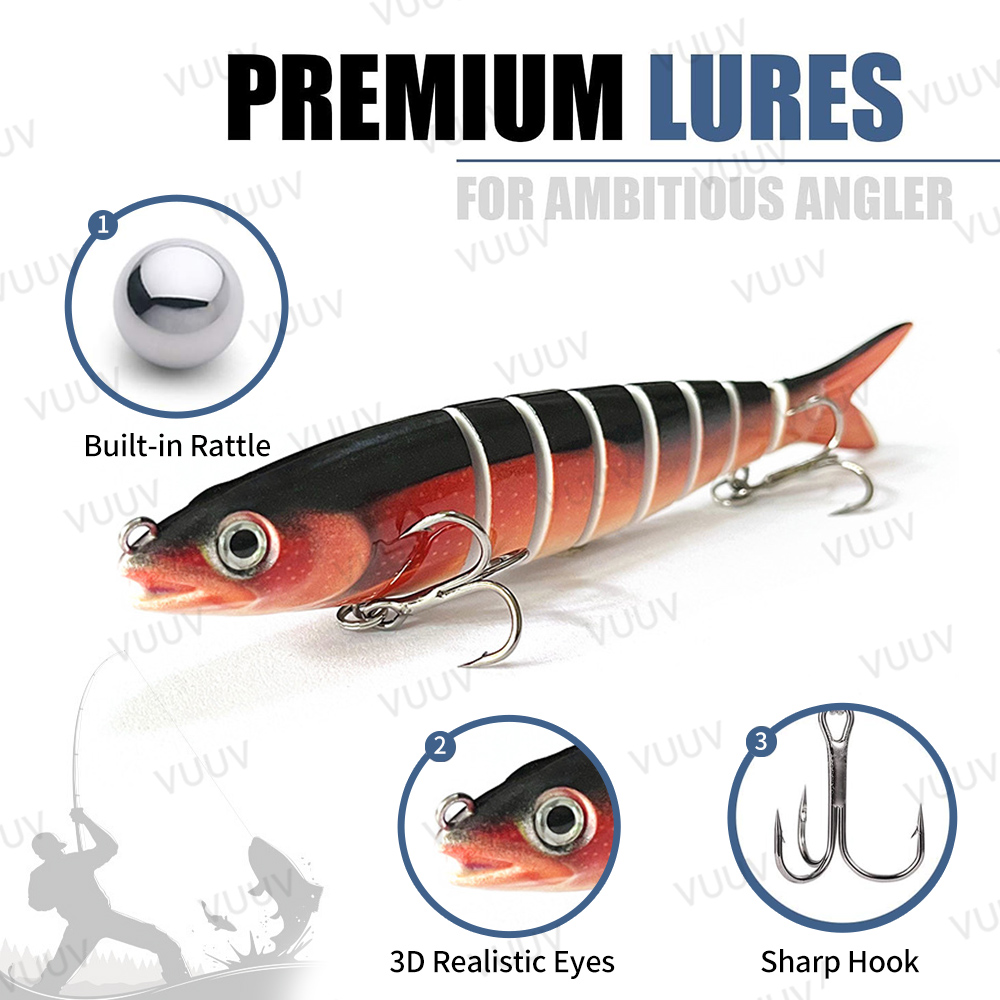 10 señuelos de pesca articulad - Fishing Lure Popper reseña y precio