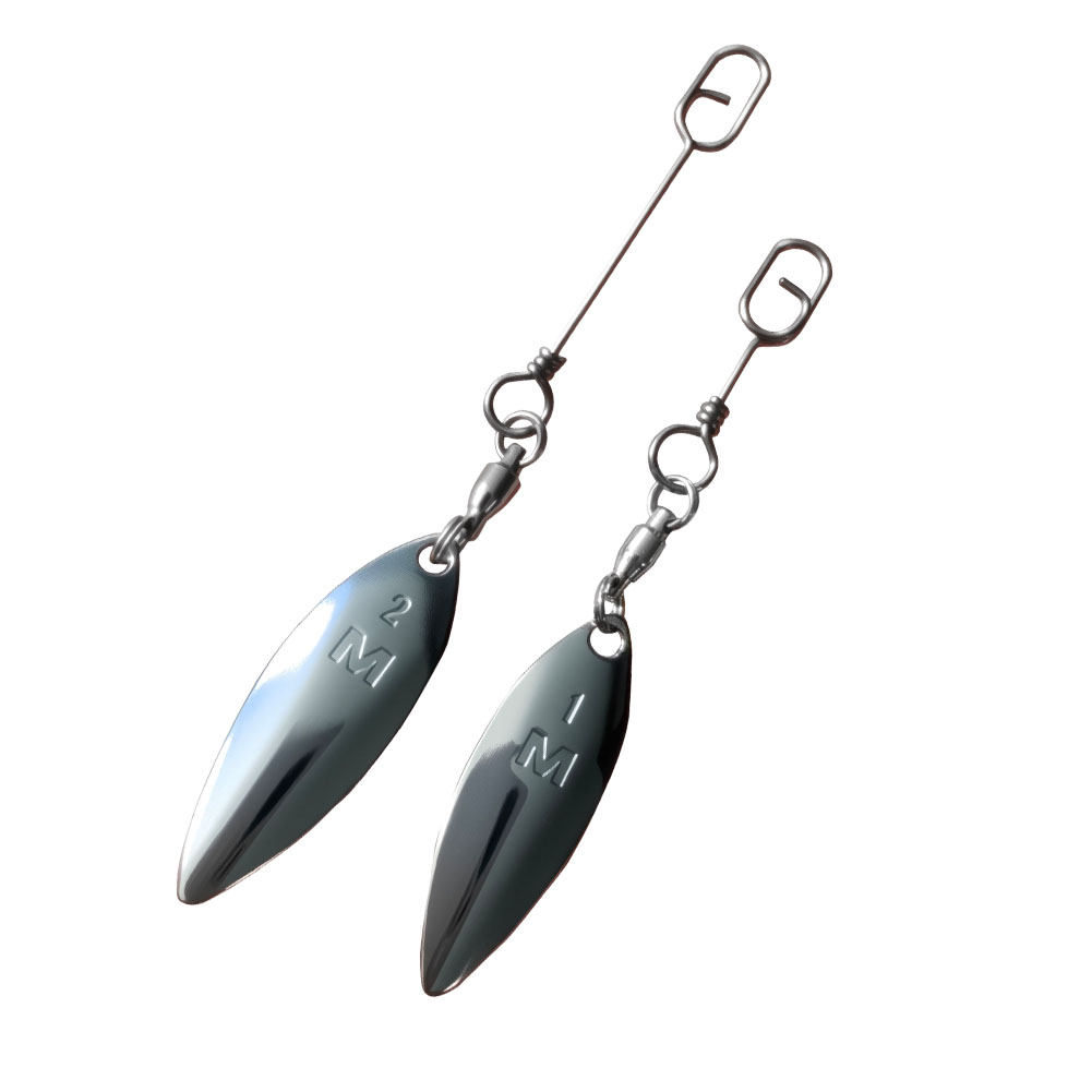 10 Uds hojas de sauce Spinner  - Fishing Lure Blade Bait reseña y precio