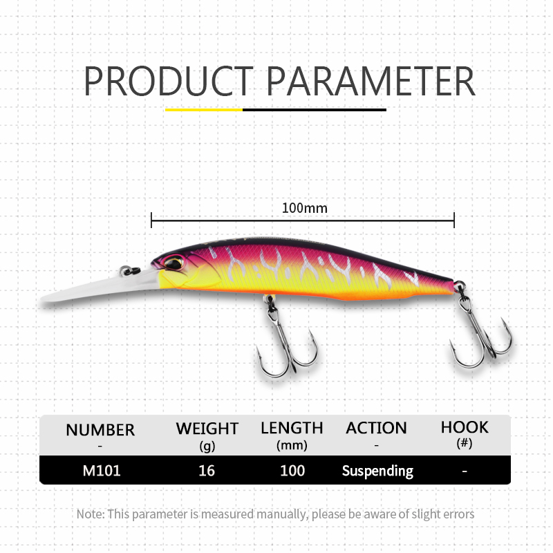 BEARKING 10cm 16g sistema de p - Fishing Lure Jerkbait reseña y precio