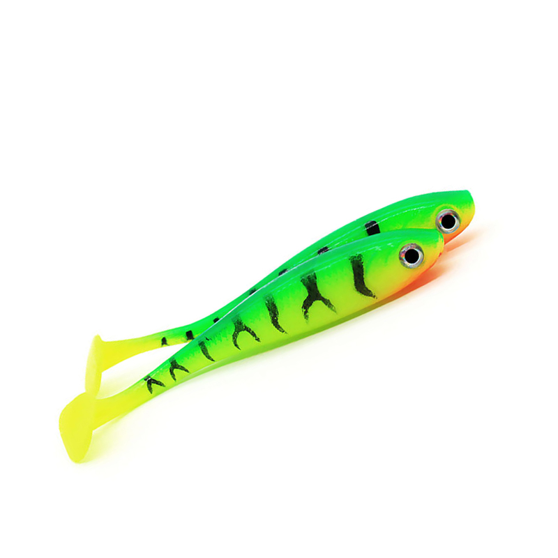 5 unids/lote cebo suave señuel - Fishing Lure Soft Plastic reseña y precio