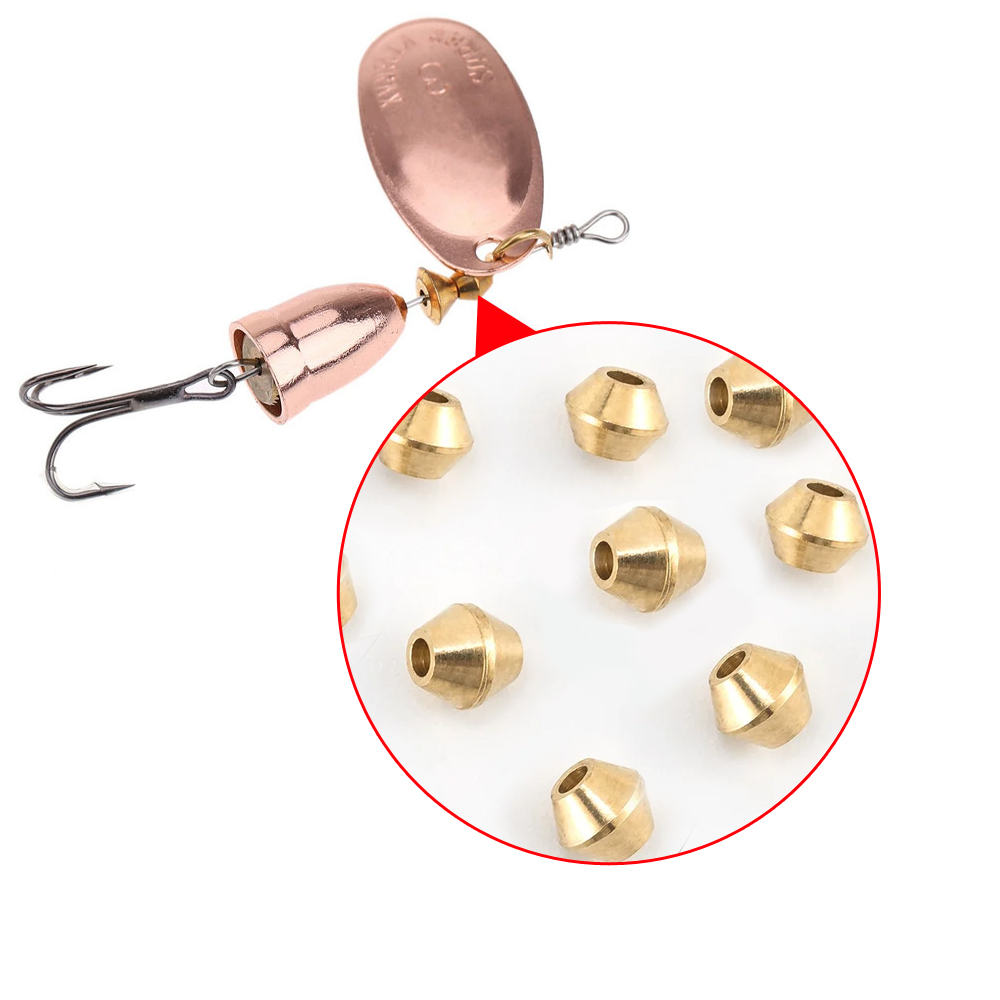 40 Uds DIY señuelo de latón cu - Fishing Lure Spinner reseña y precio