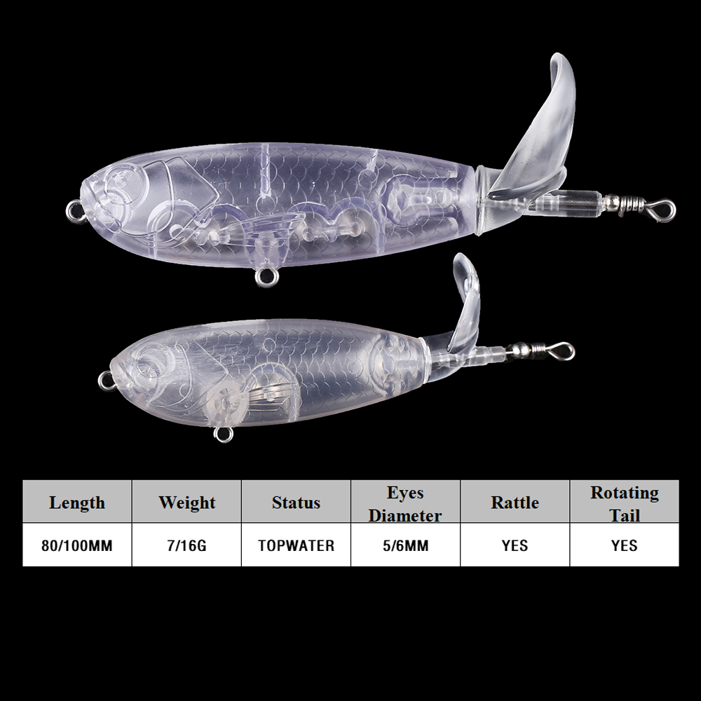 Chan'sHuang-Cebo en blanco sin - Fishing Lure Popper reseña y precio