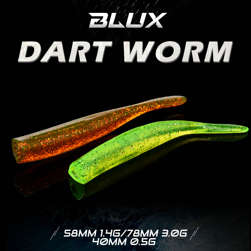 BLUX nuevo dardo gusano cebo s - Fishing Lure Spinner reseña y precio