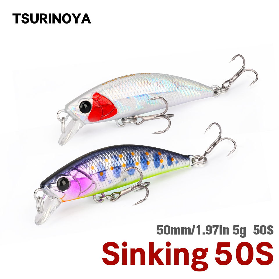TSURINOYA 50S NUEVA COLOR 5 cm - Fishing Lure Jerkbait reseña y precio