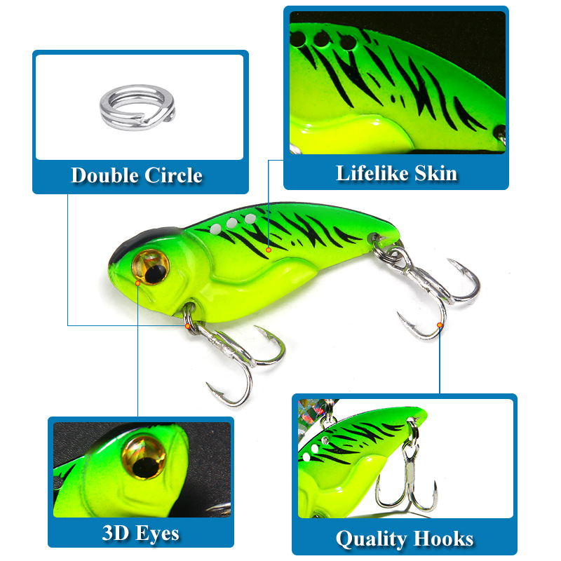 Señuelo de Pesca Artificial Bi - Fishing Lure Blade Bait reseña y precio