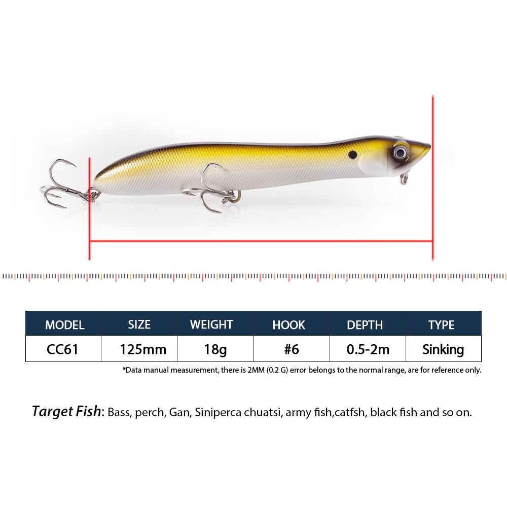 Señuelo de pesca flotante tipo - Fishing Lure Popper reseña y precio