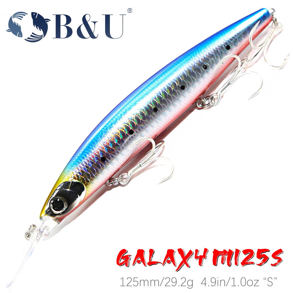 B & U-señuelo de pesca de mar, - Fishing Lure Jerkbait reseña y precio