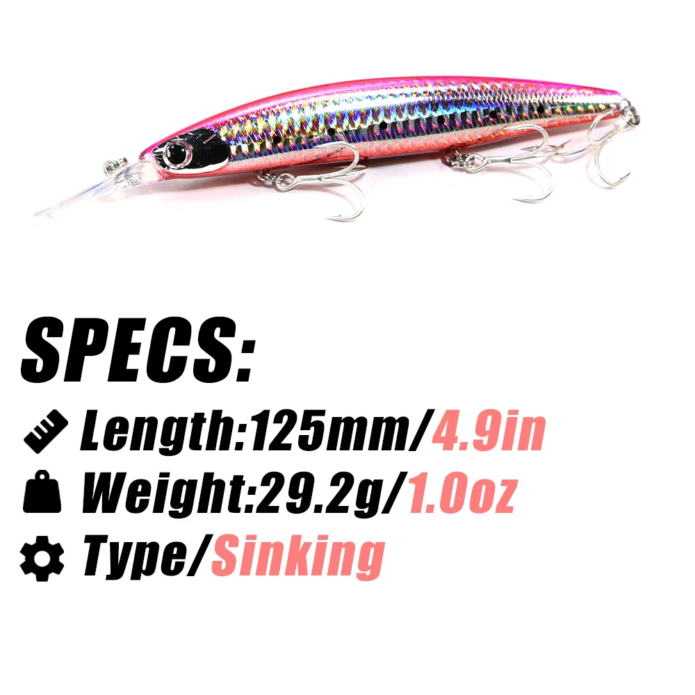 B & U-señuelo de pesca de mar, - Fishing Lure Jerkbait reseña y precio
