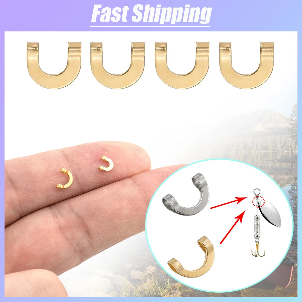 100 Uds. Clips fijos en forma  - Fishing Lure Spinner reseña y precio