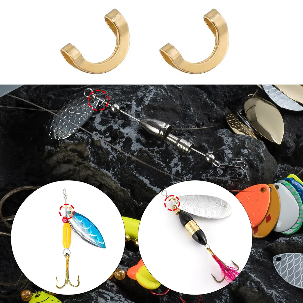 100 Uds. Clips fijos en forma  - Fishing Lure Spinner reseña y precio