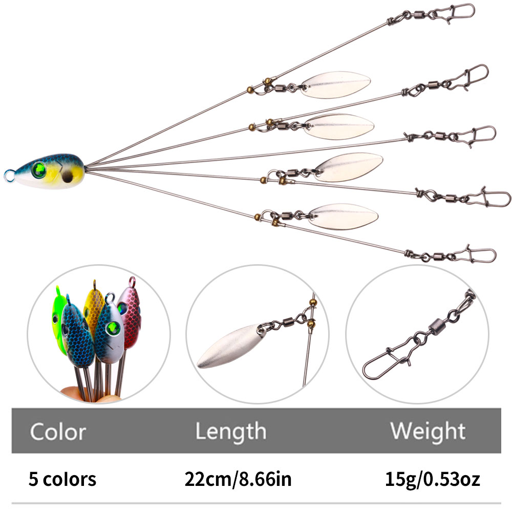 Señuelo de pesca Alabama Rig S - Fishing Lure Blade Bait reseña y precio