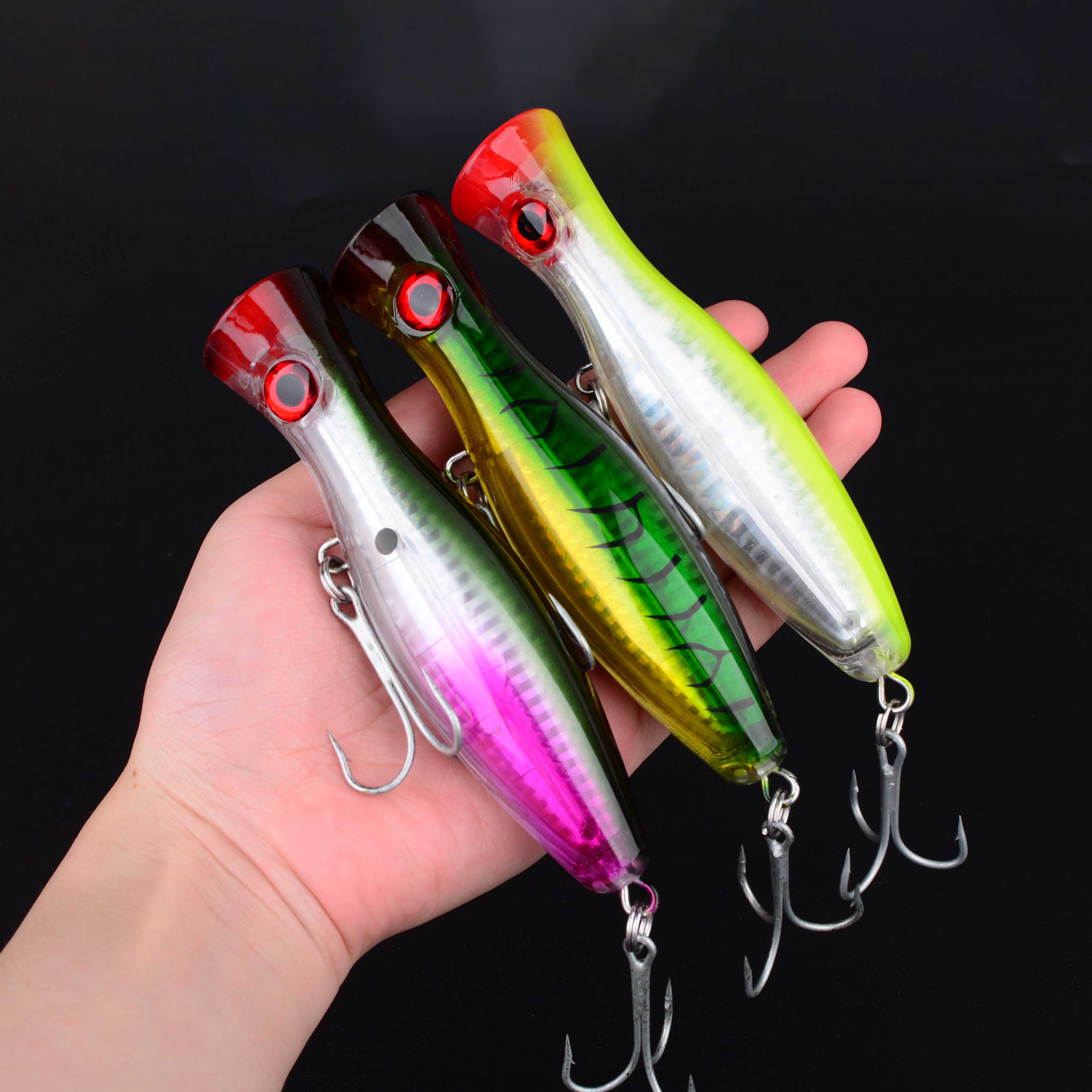 1 unidad 13CM 42g Señuelo de P - Fishing Lure Popper reseña y precio